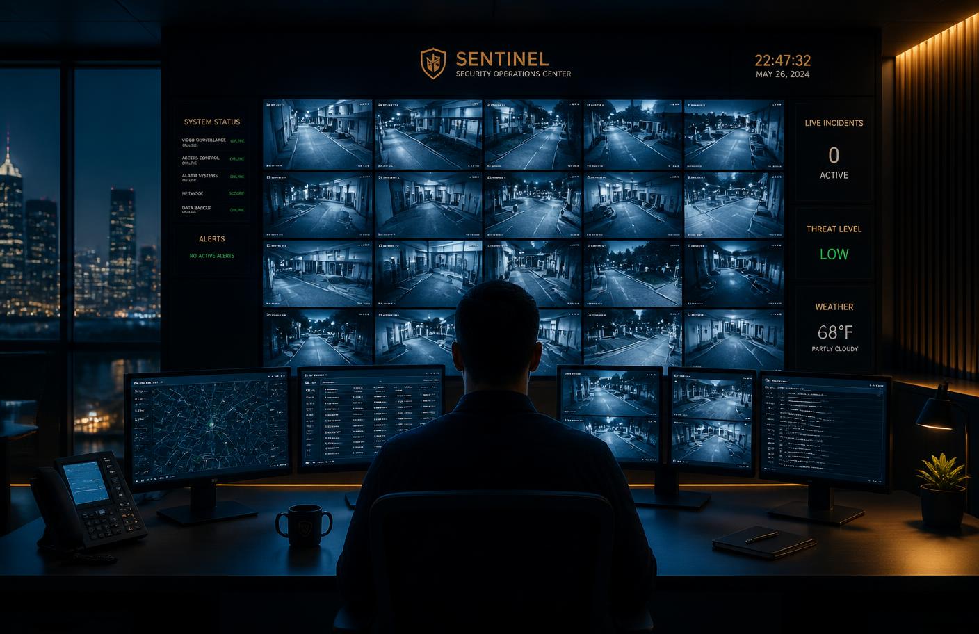Central de monitoramento CADSEGUR